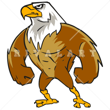 eagles clipart angry