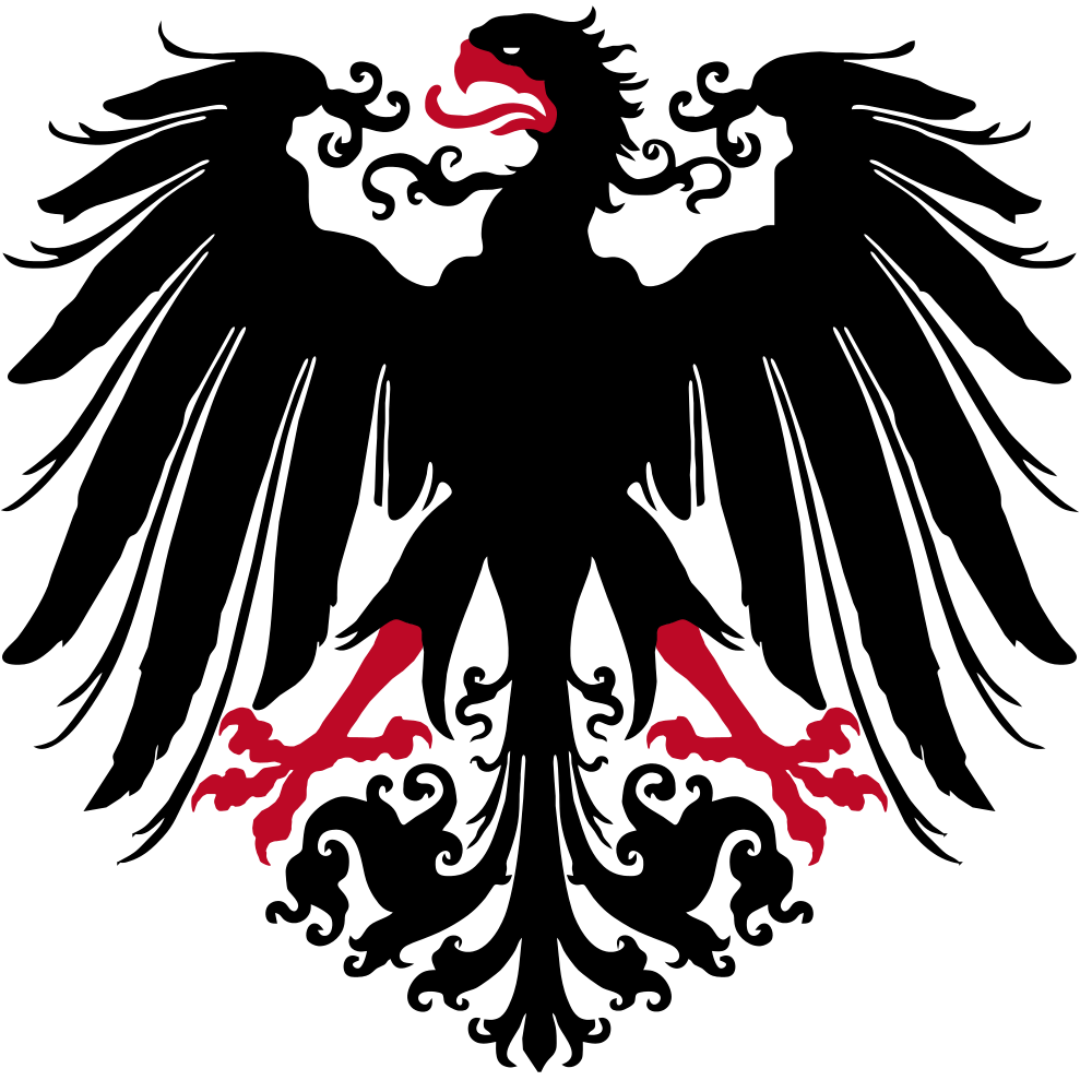 Phoenix clipart simplified. German eagle symbol of