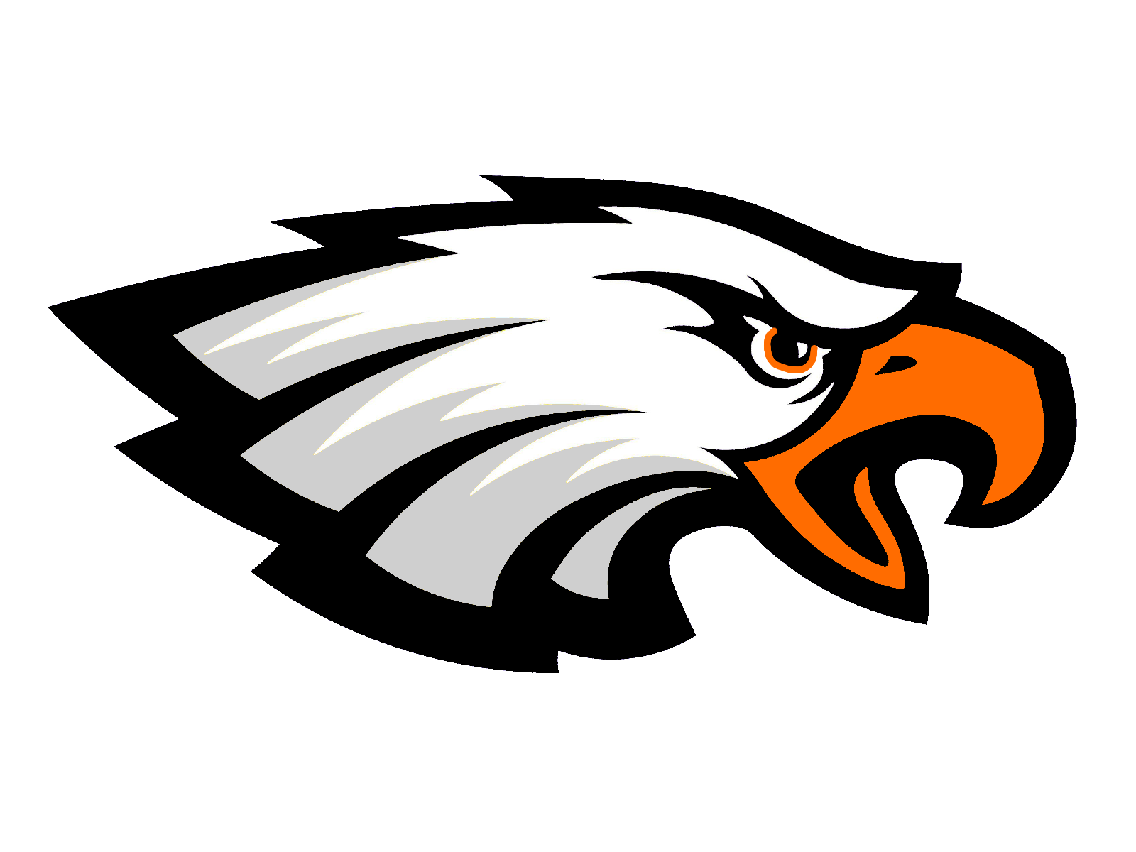 Eagles clipart eagle profile. The south charleston black