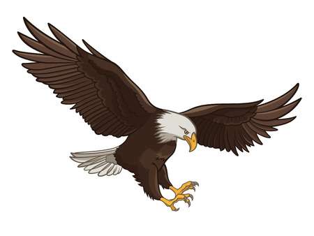 eagles clipart fierce