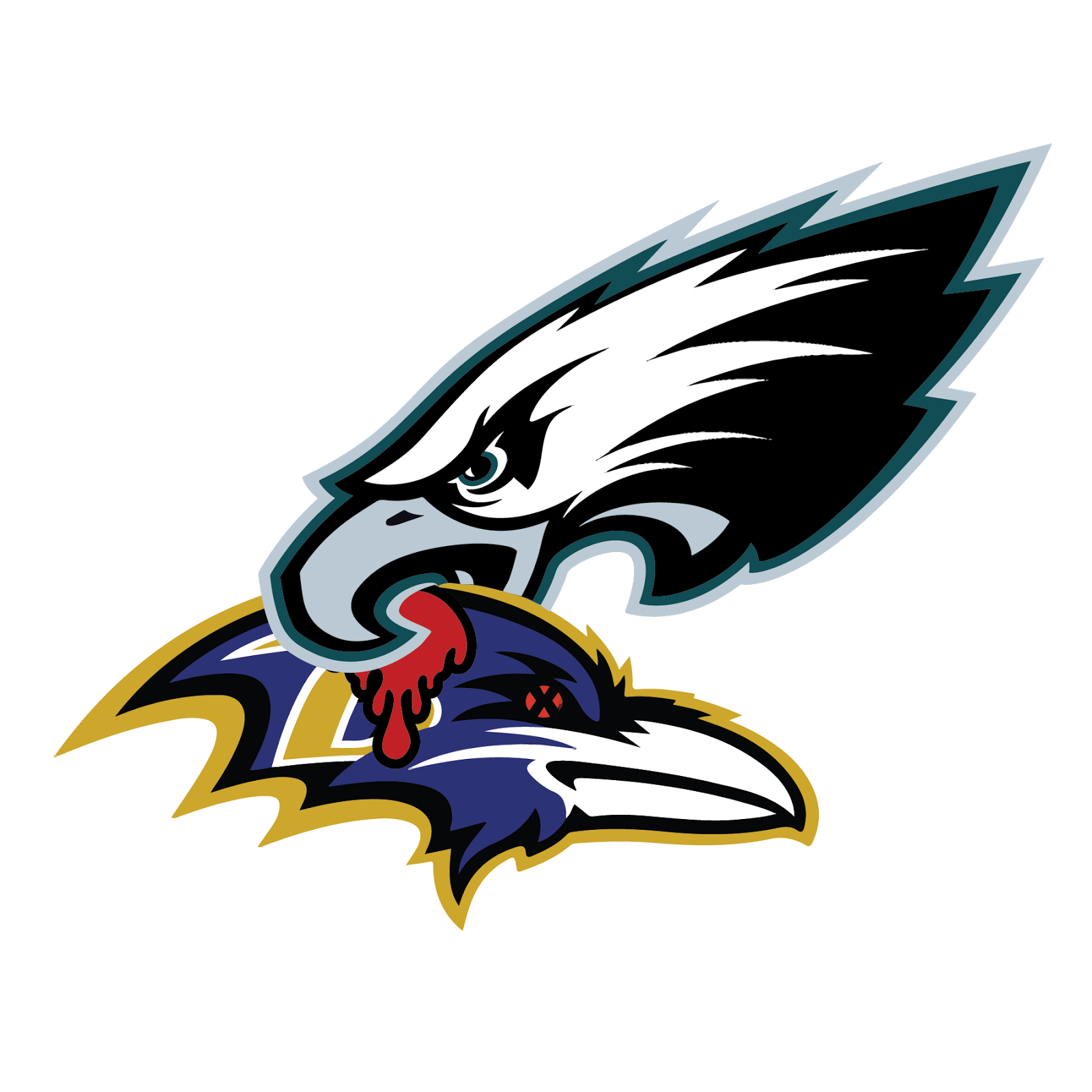 Logos heavy metal inspired. Eagles clipart nfl