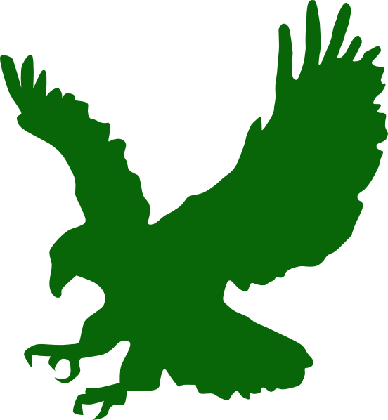 Green eagle clip art. Eagles clipart page