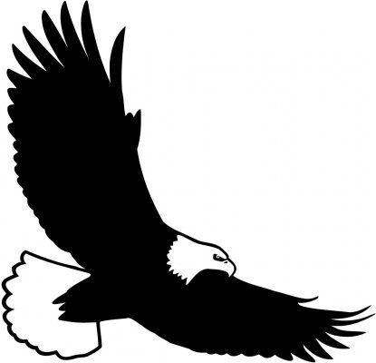 eagles clipart silhouette