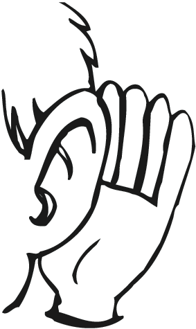 ear clipart coloring