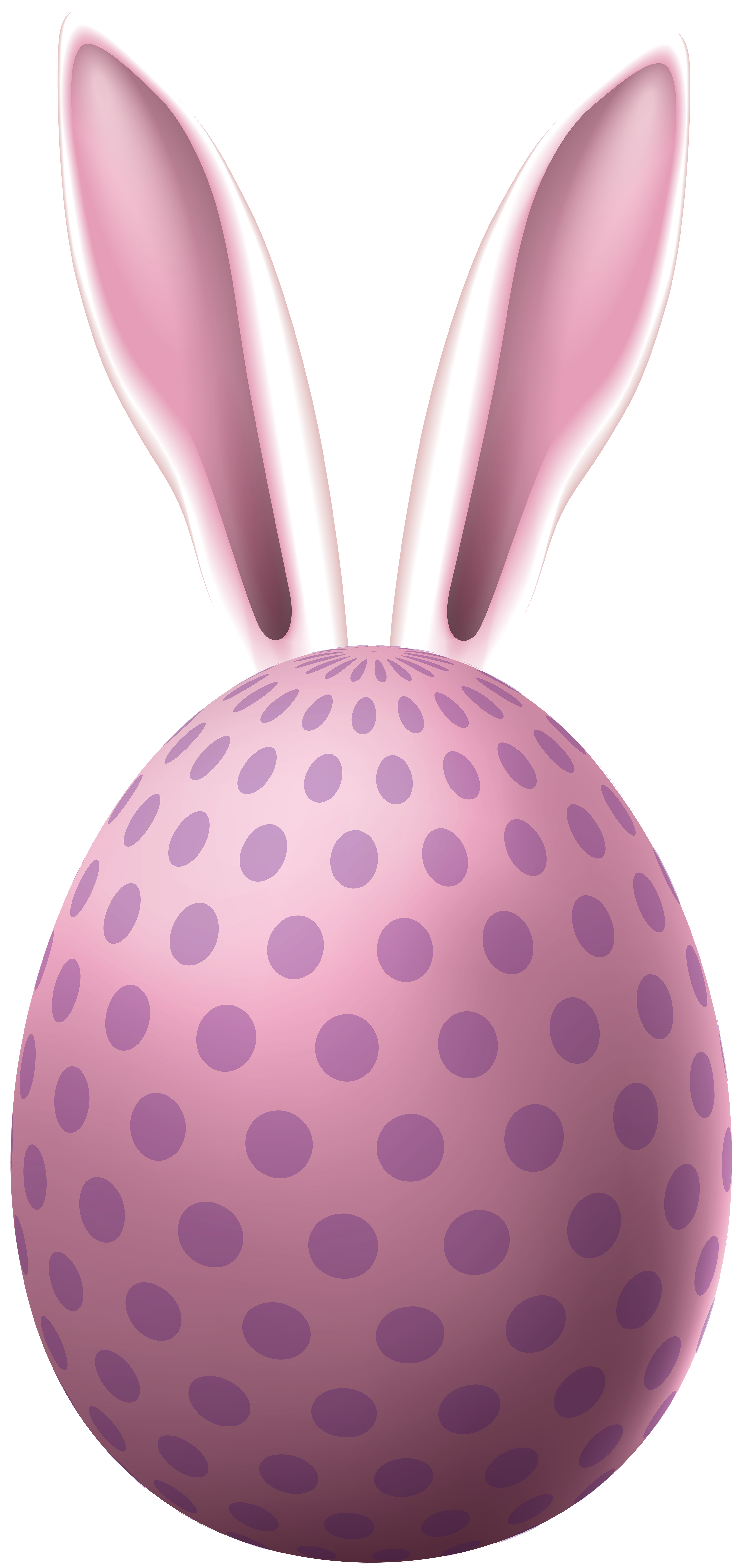 Easter egg with rabbit. Ear clipart cute ear