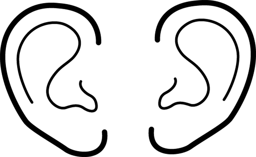 ear clipart outline