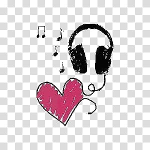 earbuds clipart heart
