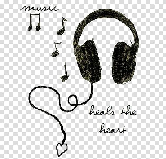 Earbuds clipart music note clipart. Headphones drawing transparent background