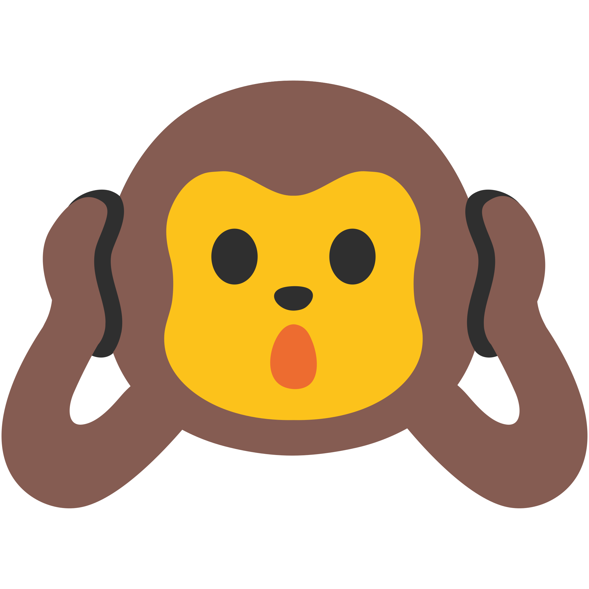 ears clipart monkey