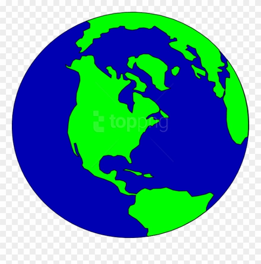 clipart earth top