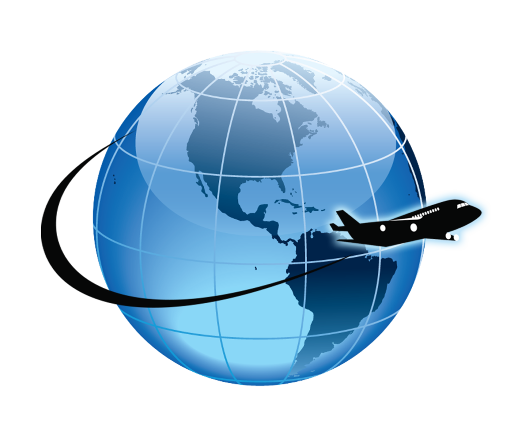 earth clipart airplane