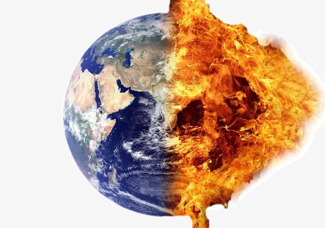 earth clipart fire