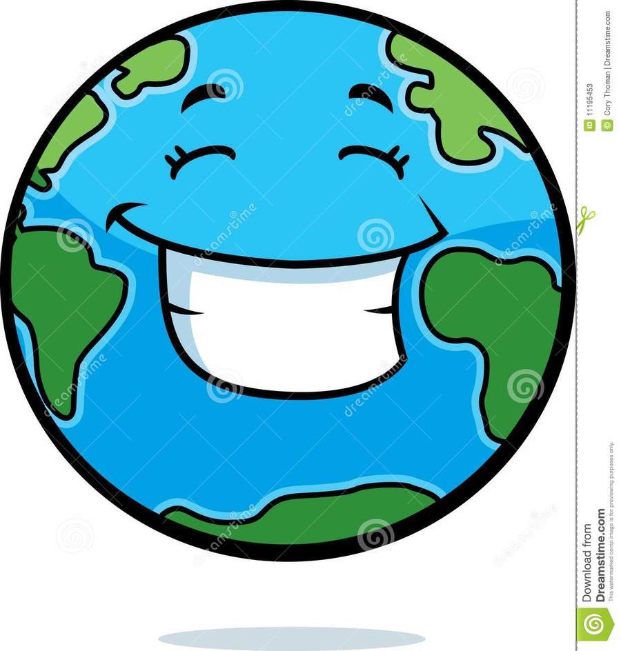 earth clipart happy