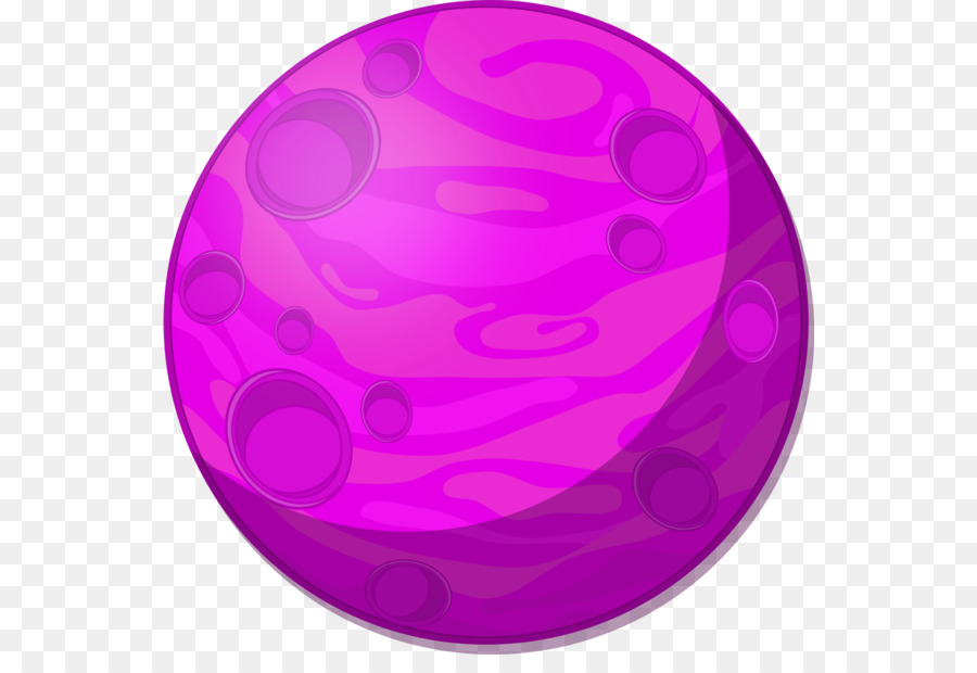 planets clipart purple