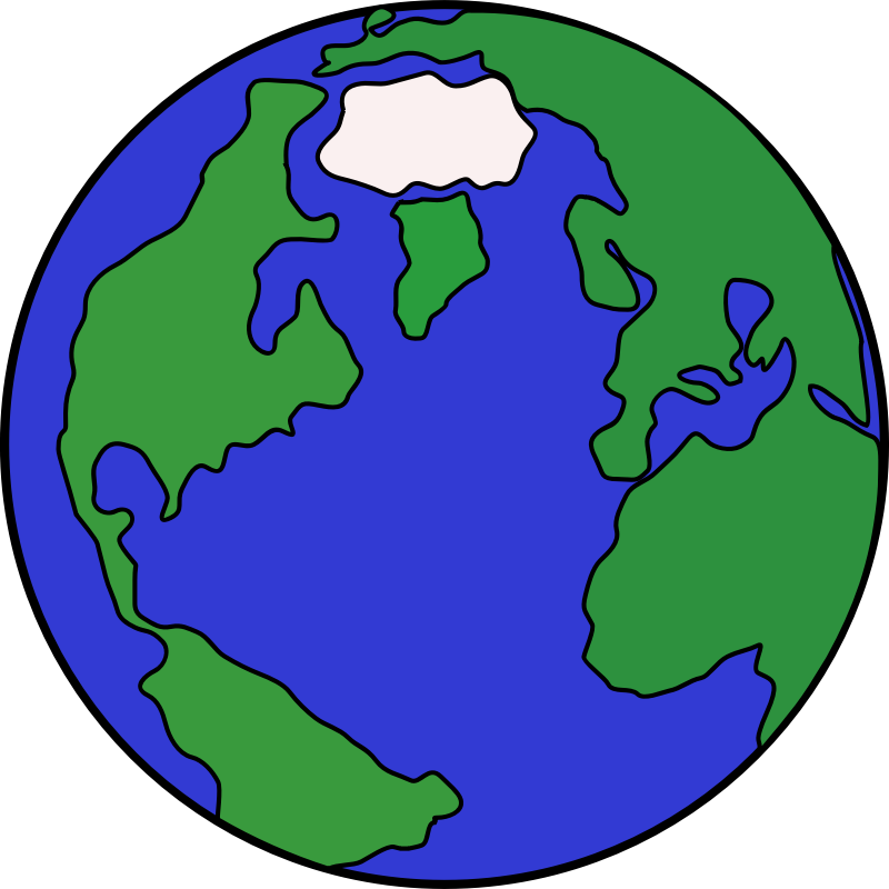 earth clipart sketch