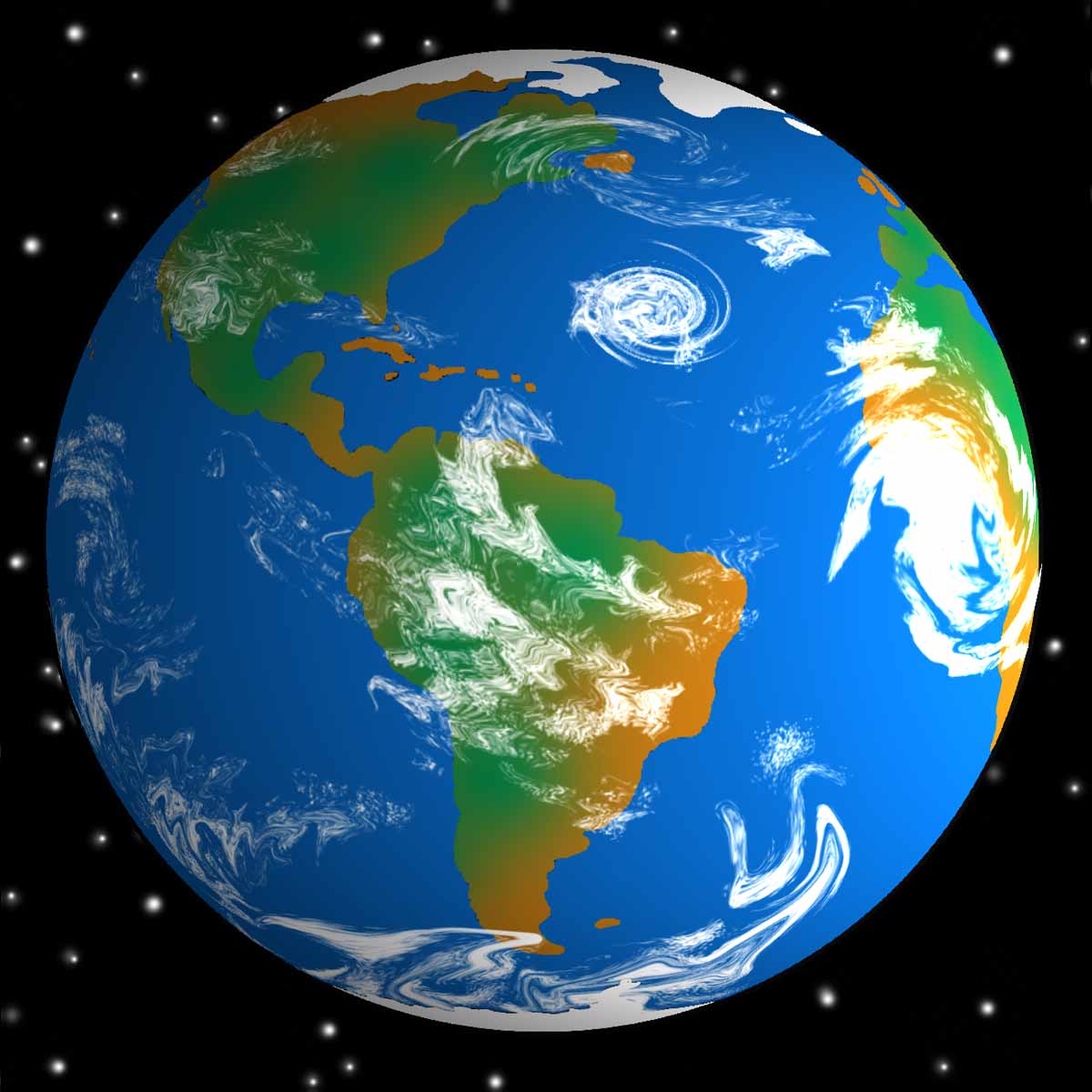 earth clipart space