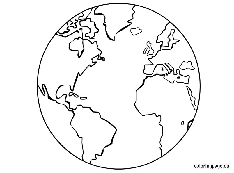  black and white. Earth clipart template