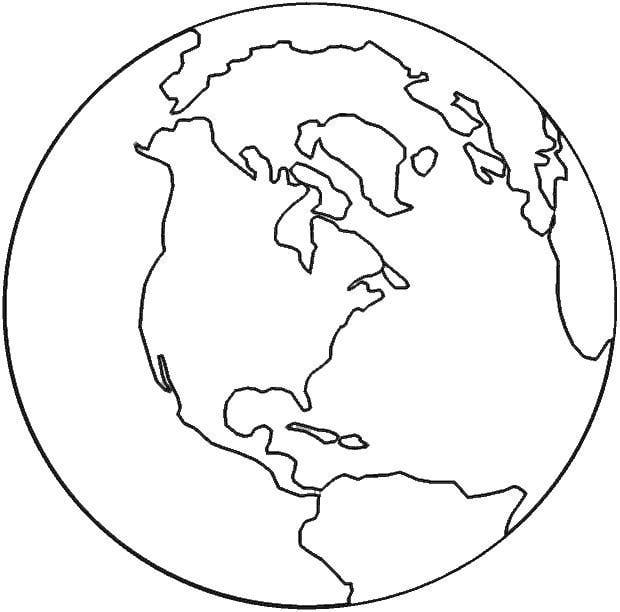 Earth clipart template. Best 