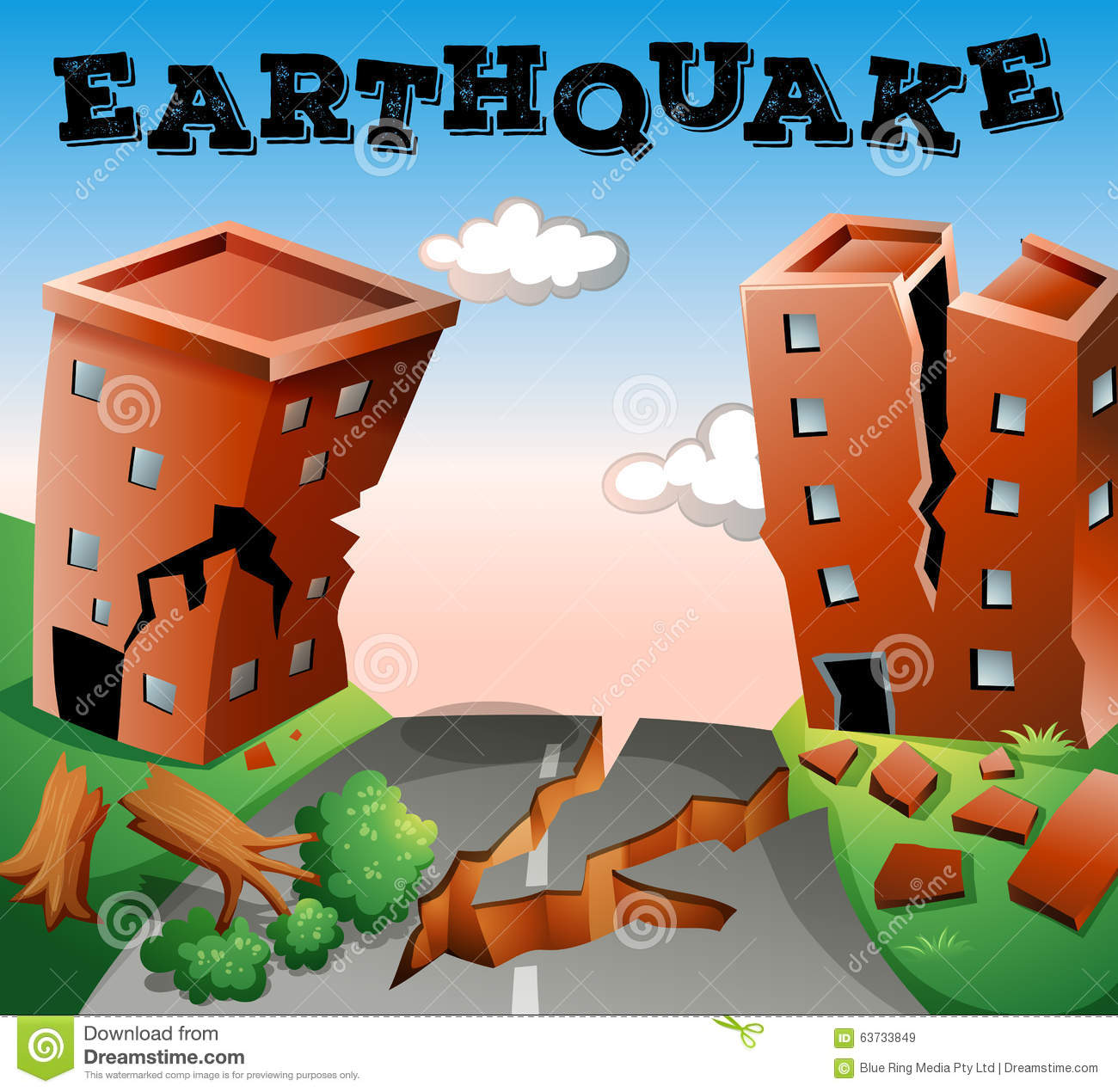earthquake clipart animated