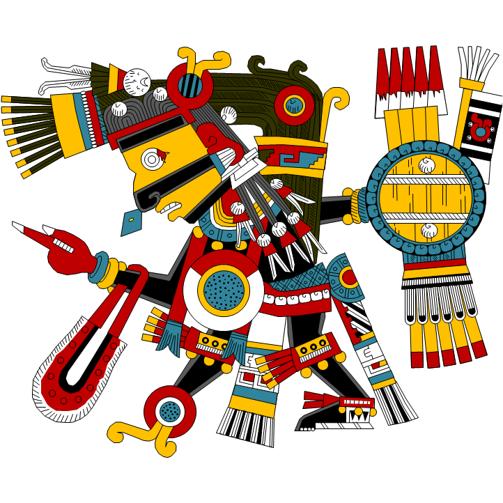Earthquake clipart aztec. Tezcatlipoca vs battles wiki