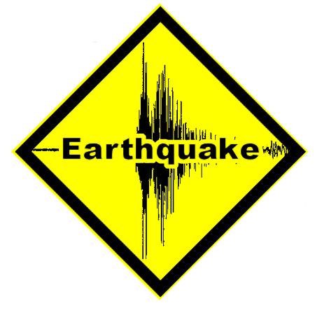 earthquake clipart caution