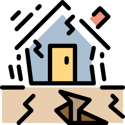 Earthquake clipart expensive house. Insurance skyblue 