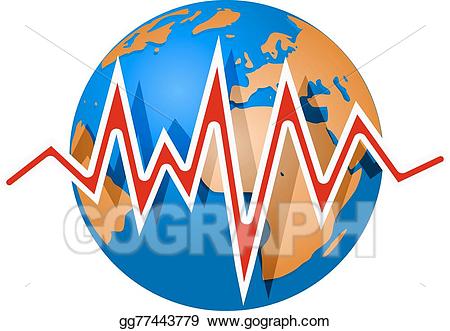Vector art earth and. Earthquake clipart richter scale