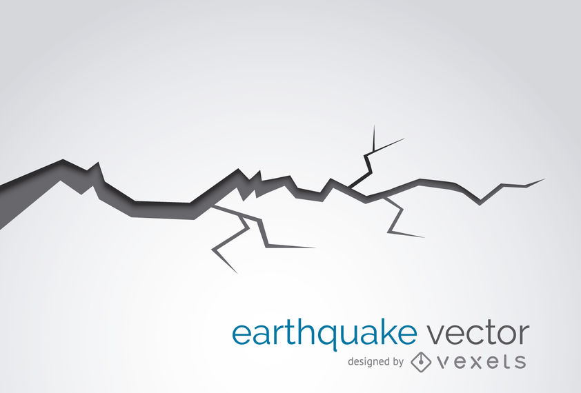 earthquake clipart vector