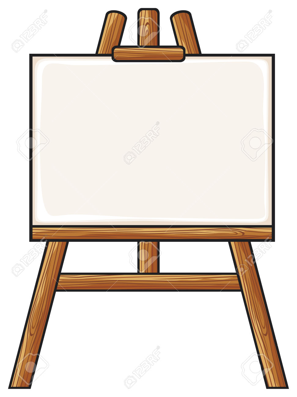 Easel clipart. Group