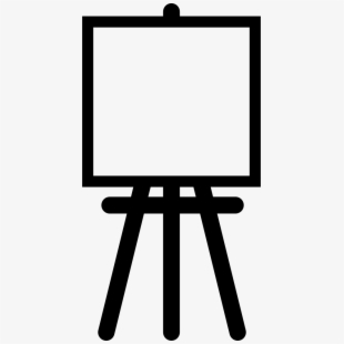 easel clipart art stand