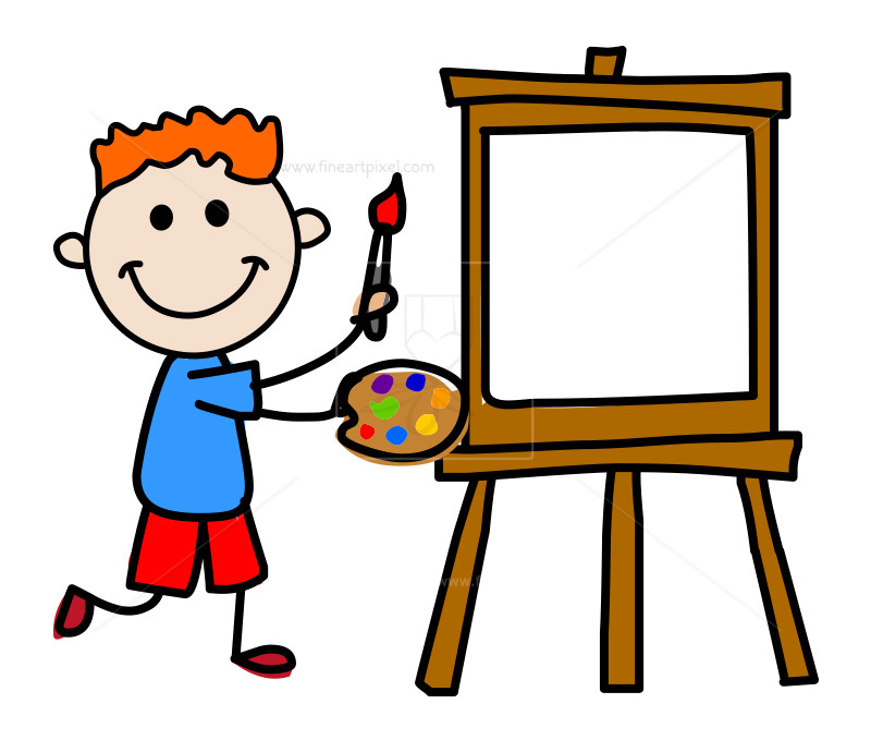 Easel clipart kid, Easel kid Transparent FREE for download on ...