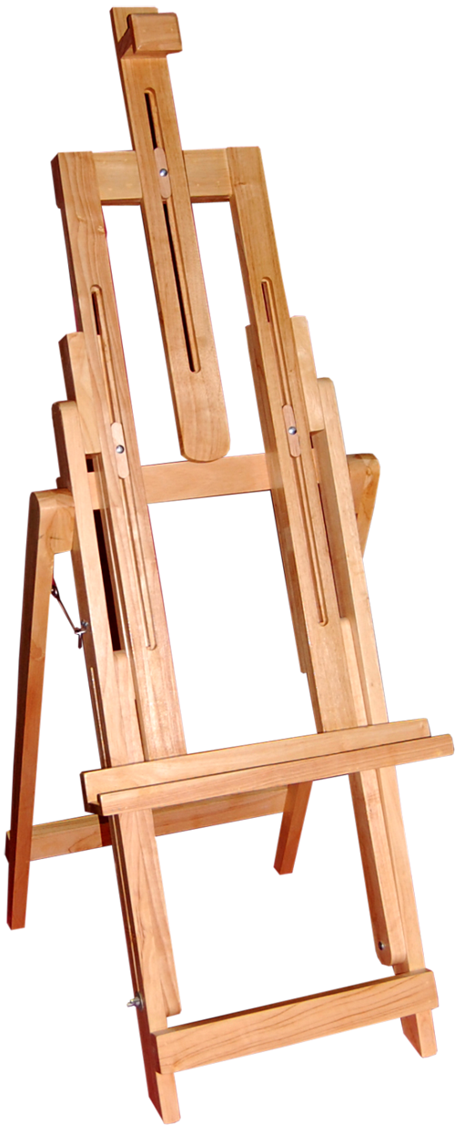 Easel wooden easel