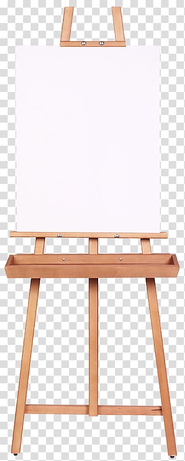 easel clipart wooden table
