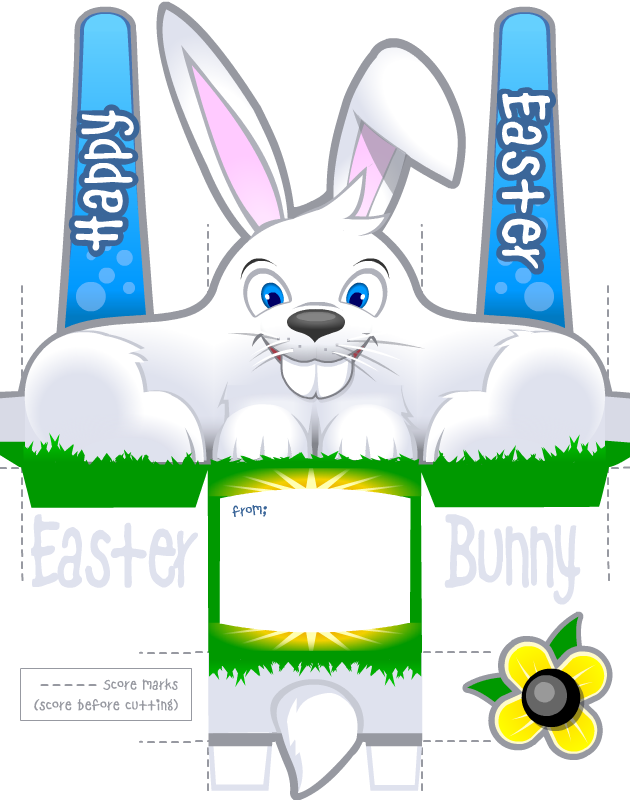 Non papercraft gameeaster. Easter clipart game
