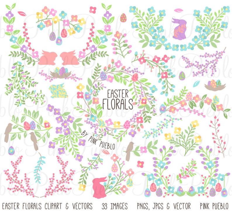 easter clipart rustic