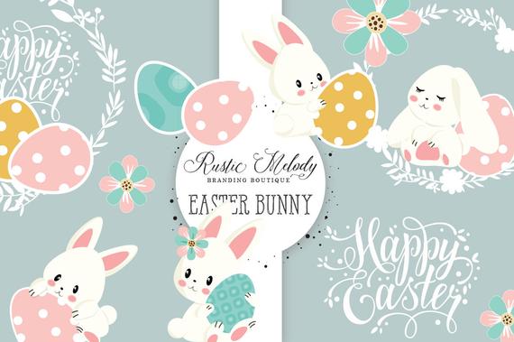easter clipart rustic