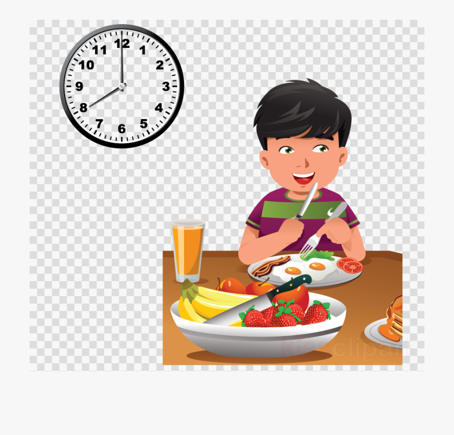 eat clipart child food