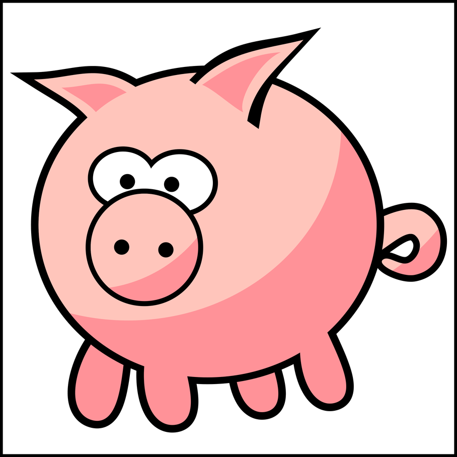 Best pig on clipartmag. Eat clipart cute