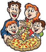 Eat clipart family pizza. Free eating cliparts download