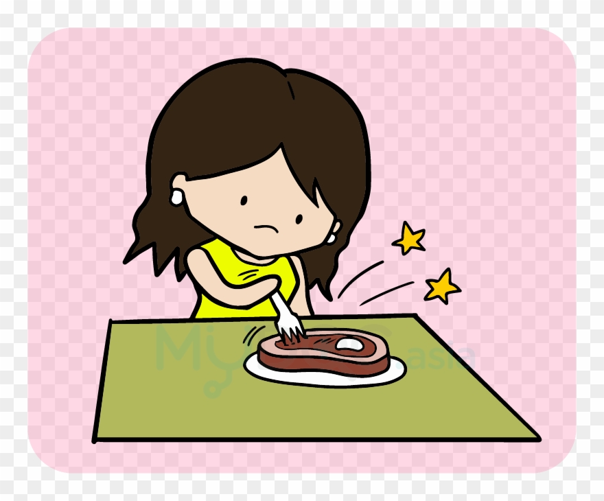 eat clipart mouth full food