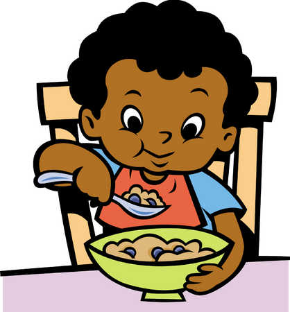 eat clipart toddler food