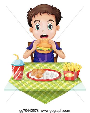 eating clipart boy eating