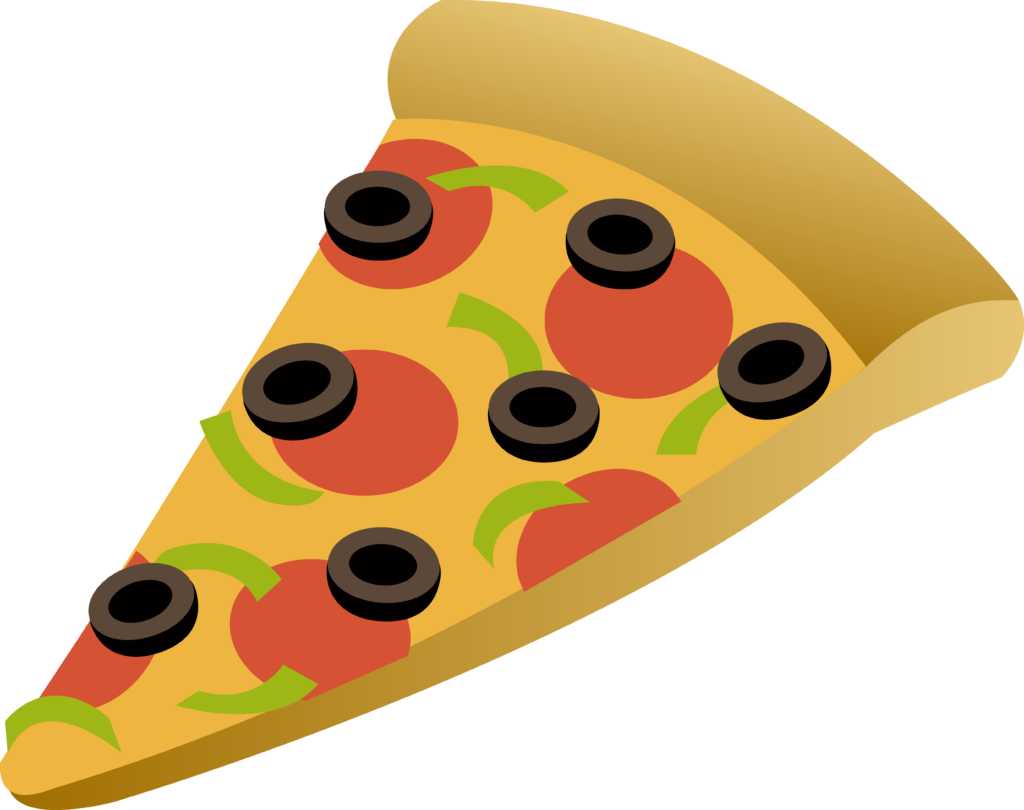 eating clipart eating pizza
