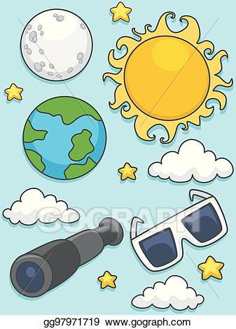 eclipse clipart illustration