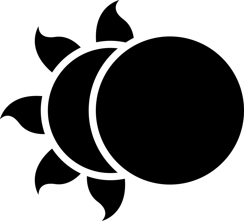 eclipse clipart silhouette