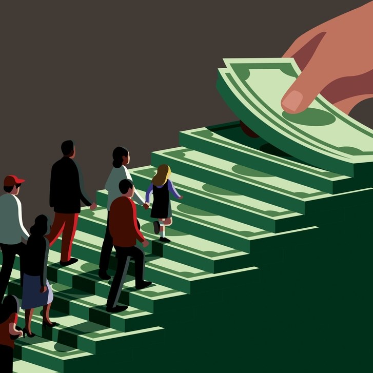 Who really stands to. Economics clipart extra cash