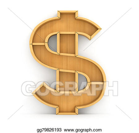 Stock illustration concept of. Economy clipart dollar sign