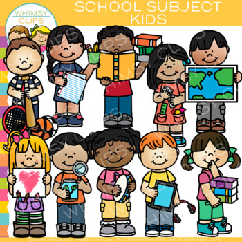 Education clipart 1 teacher. Kids school subjects clip