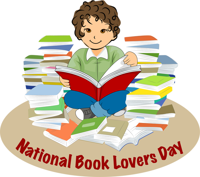 education clipart book lover