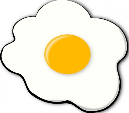 Egg clipart. Fried panda free images